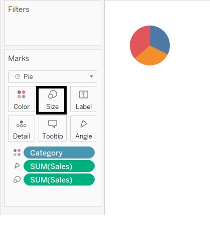 How to Make Pie Chart Bigger in Tableau